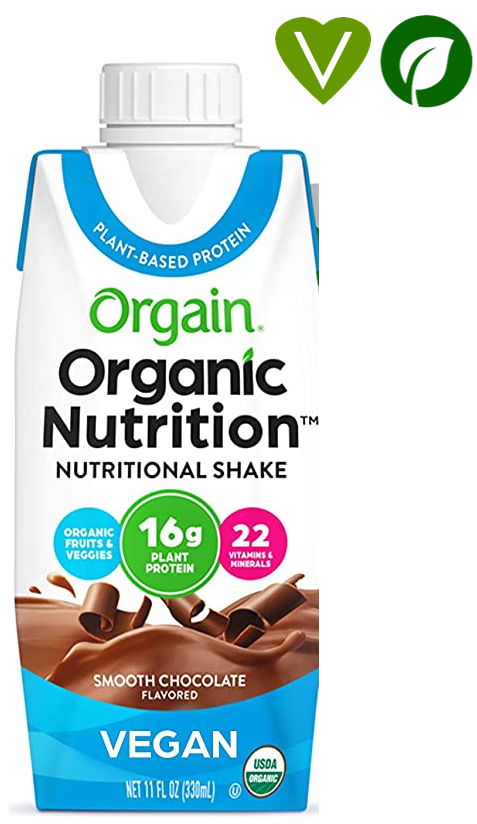 Orgain Chocolate Shake Organic Vegan
